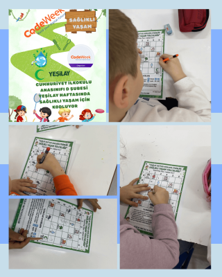 Yeşilay Haftası Kodlama Etkinliği: Sağlıklı Yaşam Yolculuğu